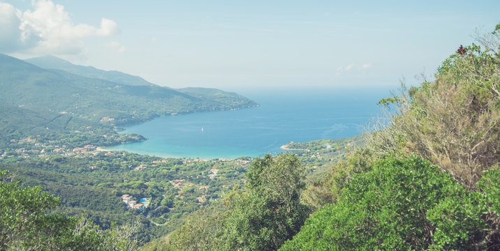 Insel Elba, K&uuml;ste bei Procchio, vintage