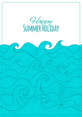 Abstract sea background for your design