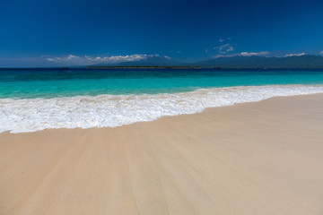 Perfect tropical beach of the Gili Meno island, Indonesia