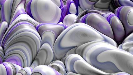 Obraz premium Soft, nice abstract background in bright colors. 3d illustration, 3d rendering.