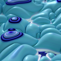 Obraz premium Soft, nice abstract background in bright colors. 3d illustration, 3d rendering.