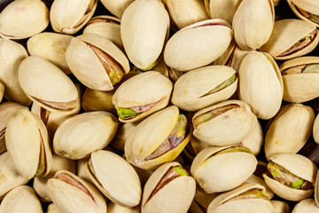 Background of the pistachio nuts