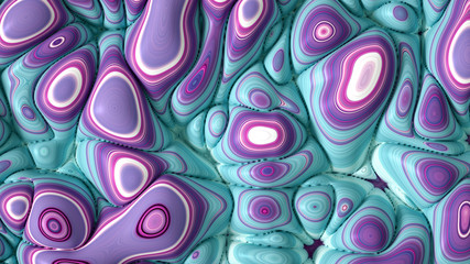 Fototapeta premium Soft, nice abstract background in bright colors. 3d illustration, 3d rendering.
