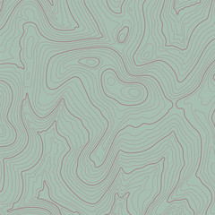 Topographic line contour map background, geographic grid map
