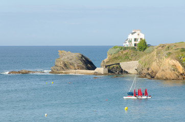 maison au bord de la mer en Bretagne