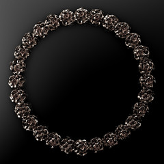 Elegant autumn background. 3d illustration, 3d rendering.