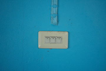 switch on the wall