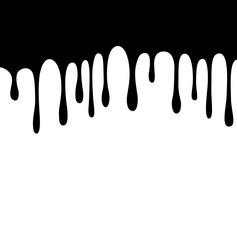 Paint flows. Current paint, stains. Vector illustration. Isolated on white background