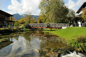 Fototapeta premium Brücke in Fischen/Allg.