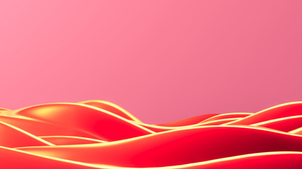 Interior pattern, architectural background. 3d illustration, 3d rendering.