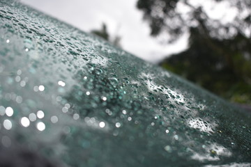 rain drops on the glass           beautiful raindrops