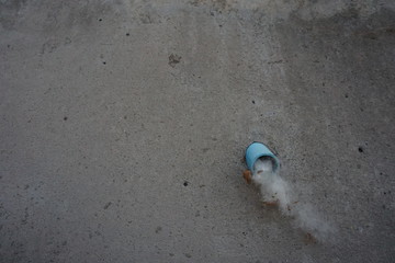 water drops on a surface