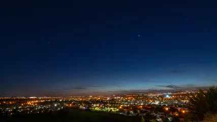 Foto op Canvas night view of the international countryside in Maspalomas © Miguel Diaz Ojeda