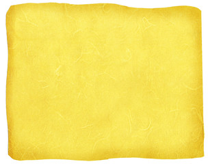 Obraz premium Yellow Korean traditional paper with rounded border