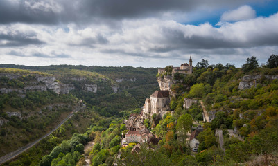 Fototapeta na wymiar Rocamadour im Vallée de la Dordogne