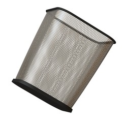 Wastepaper basket on a white background, isolate. 3D rendering of excellent quality in high resolution. It can be enlarged and used as a background or texture.