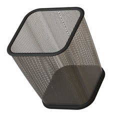 Wastepaper basket on a white background, isolate. 3D rendering of excellent quality in high resolution. It can be enlarged and used as a background or texture.