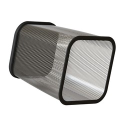 Wastepaper basket on a white background, isolate. 3D rendering of excellent quality in high resolution. It can be enlarged and used as a background or texture.