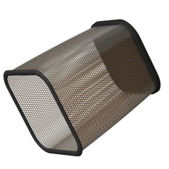 Wastepaper basket on a white background, isolate. 3D rendering of excellent quality in high resolution. It can be enlarged and used as a background or texture.