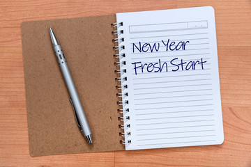 new year fresh start