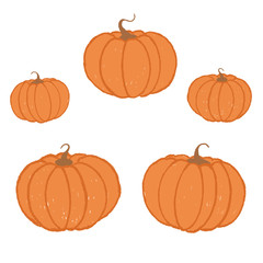 vector art illustration of autumn halloween elements