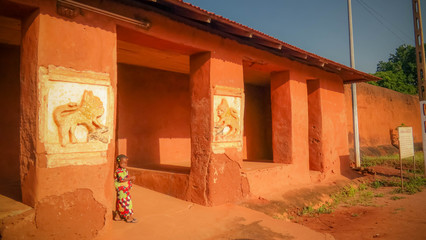 View to Royal Palaces of Abomey , Benin