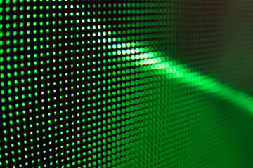 LED video wall with high saturated pattern