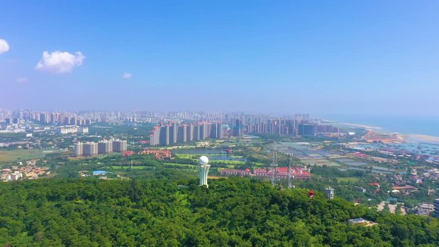 Coastal scenery in guantouling national forest park, beihai city, guangxi, China
