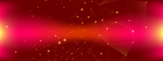 Abstract Data Flow. Science Tech Network. Pink 
