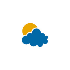 Sun logo design vector template