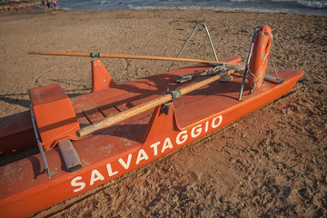 Lifeboat on the beach #3