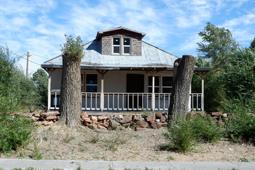 Fototapeta premium abandoned houses