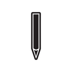 pencil icon vector trendy style