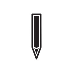 pencil icon vector trendy style