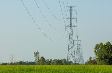 High voltage pole