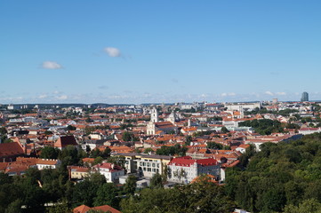 Fototapeta na wymiar Vilnius Panorama, Litauen