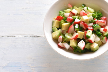 Healthy vegetable salad