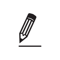 pencil icon vector trendy style