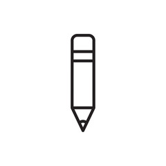 pencil icon vector trendy style