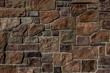 stone wall shadows