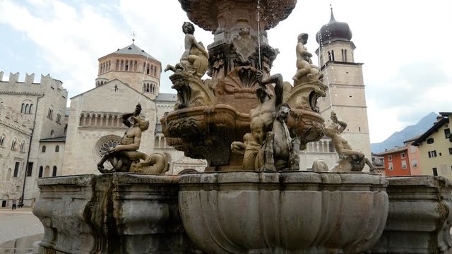 Fountain of Neptune in Trento