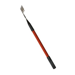 Garden rake on a white background, isolate. 3D rendering of excellent quality in high resolution. It can be enlarged and used as a background or texture.