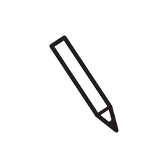 pencil icon vector trendy style