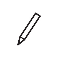 pencil icon vector trendy style