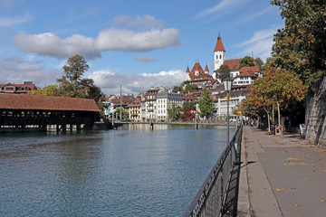 Fototapeta na wymiar Stadt Thun Schweiz