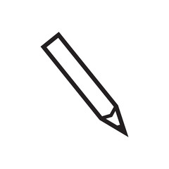 pencil icon vector trendy style