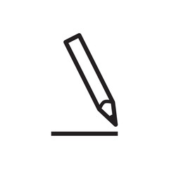 Obraz premium pencil icon vector trendy style