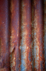 Zinc looks old retro , suitable As the background for Idea copy space  