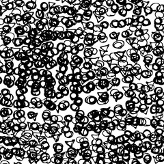 Monochrome grunge background seamless. Abstract vector texture