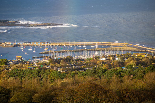 View At Marina During Storm Ophelia